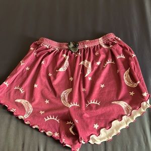 Cute sleeping shorts.